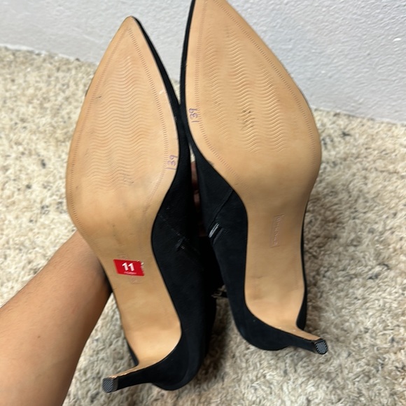 Steven Logic Black Suede Leather Ankle Booties Size 11 - Picture 8 of 11